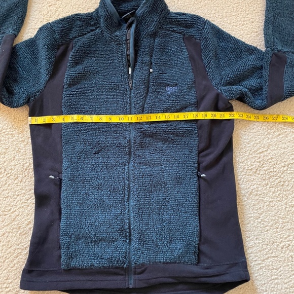 Uppi Men's Performance Fleece Zip Up Dark-Blue Jacket in size L NWOT - Picture 11 of 13